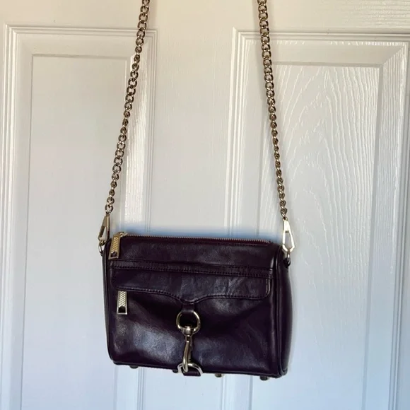 Rebecca Minkoff Mini M.A.C Purple Leather - Picture 3 of 5